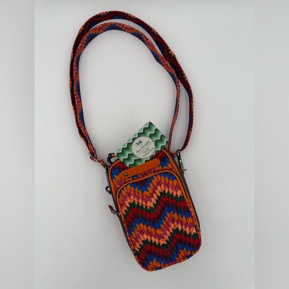 lug Handbags - Lug Skeeter Mini B Crossbody Bag. Bargello Mountains Print.